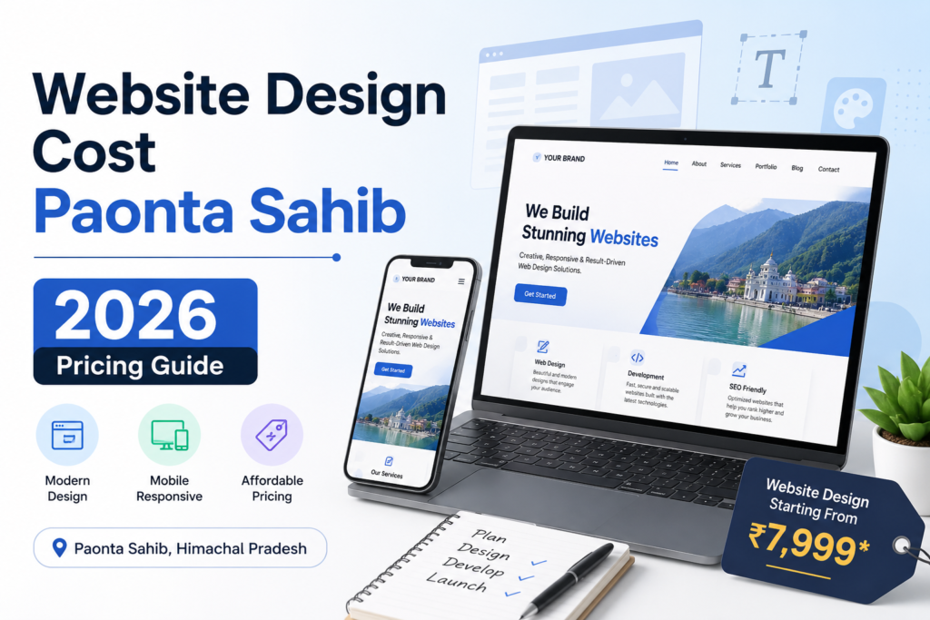 website design cost Paonta Sahib